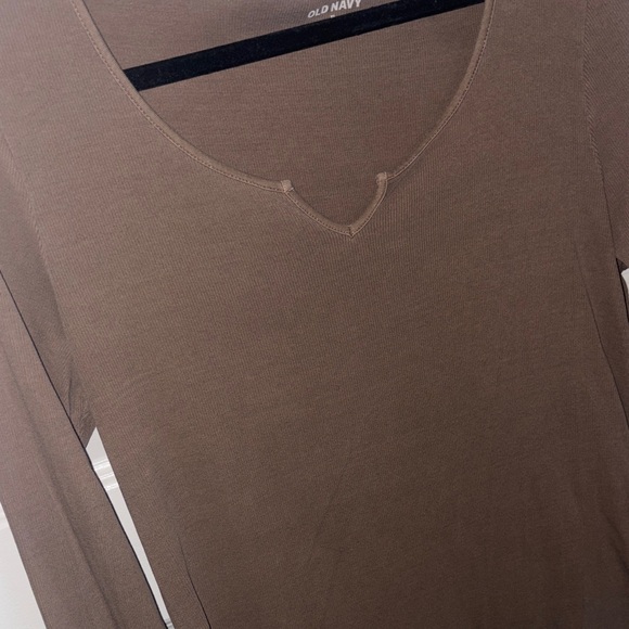 Old Navy Brown Long Sleeve Women's Top - Picture 3 of 3